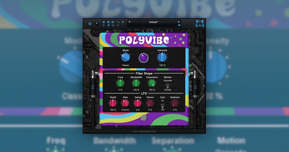 Blue Cat Audio在PolyVibe效果插件中提供经典的氛围和超越-
