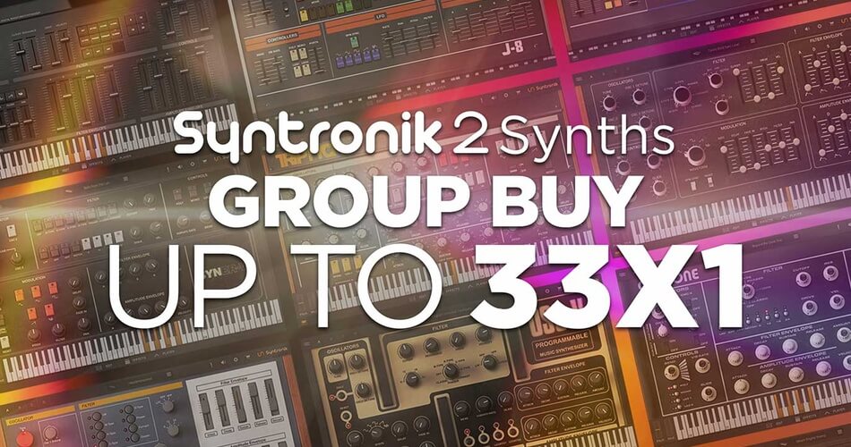 IK Multimedia的Syntronik 2 Synths Group-