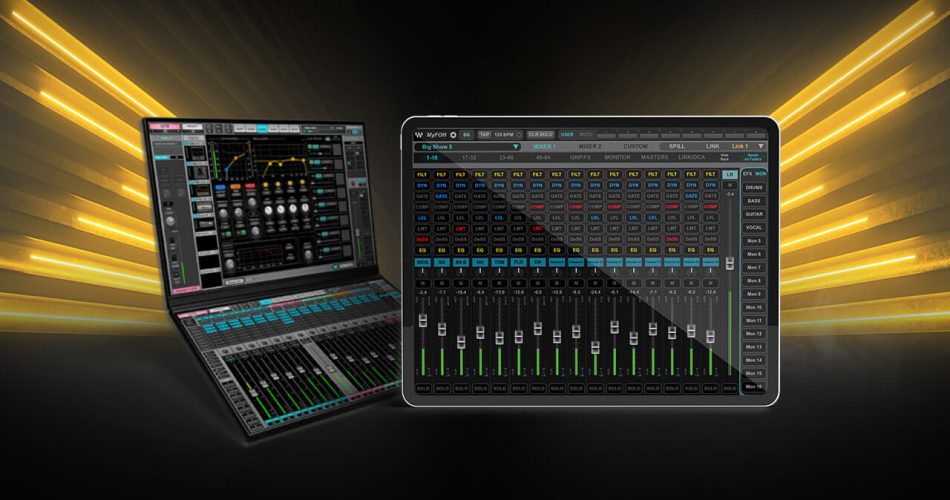 Waves Audio 为 eMotion LV1 现场混音器提供 MyFOH 远程控制应用程序-