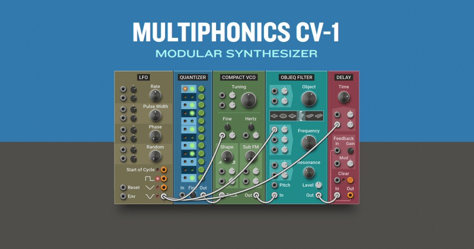 在AAS Multiphonics CV-1模块化合成器上节省60%-