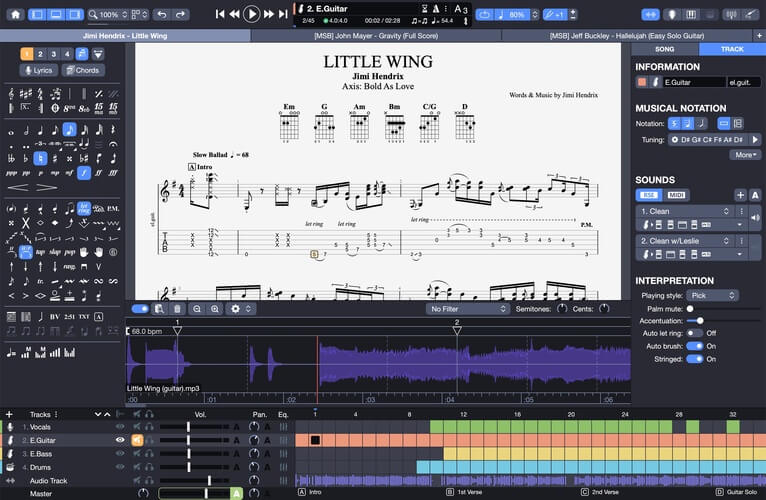图片[1]-Guitar Pro 8带来音轨、嵌套小节、踏板等-