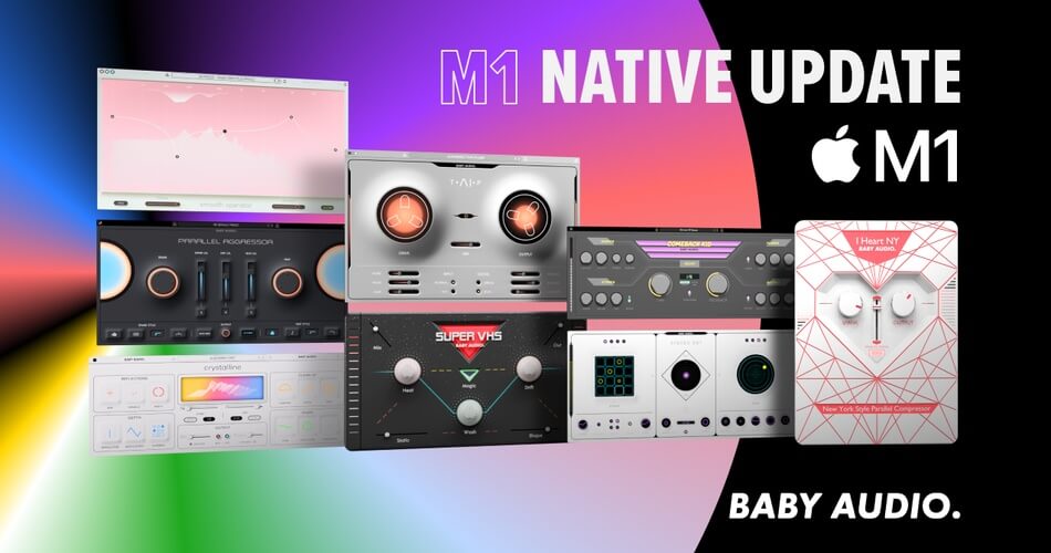 Baby Audio更新具有Native Mac M1兼容性的插件-
