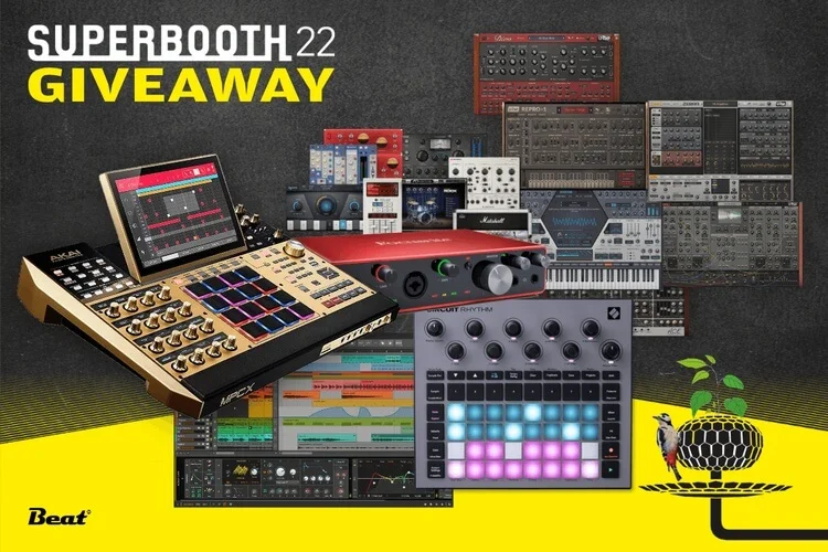 Beat Magazine Superbooth22齿轮赠品：赢得2800欧元的奖品-