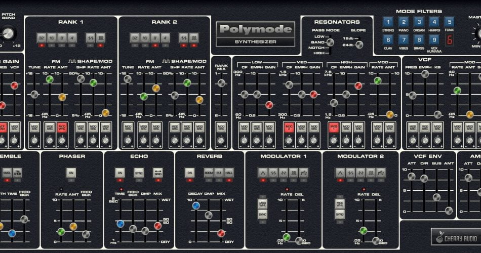 受Polymoog启发的樱桃音频Polymode合成器以19美元的价格出售-