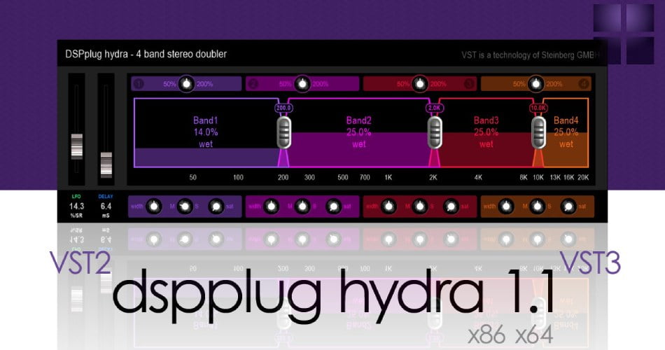 DSPplug发布Hydra doubler插件，Dancemaster压缩机更新-