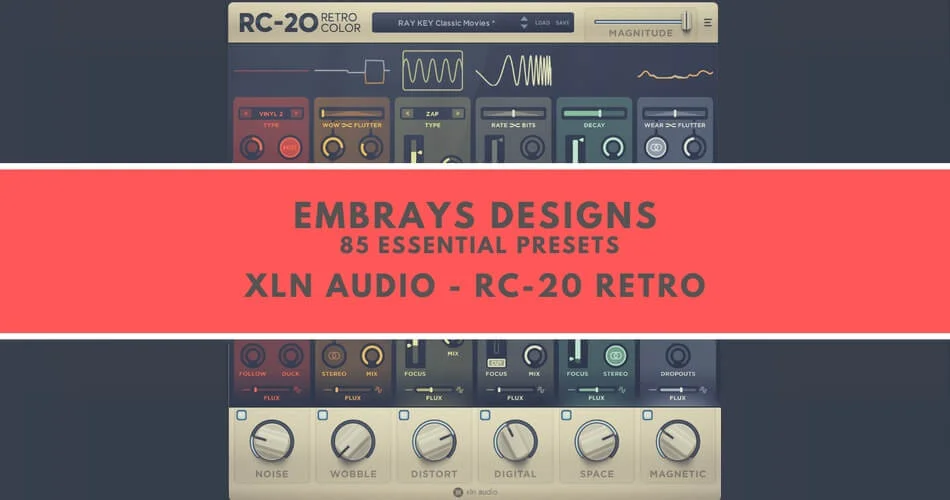 Embrays Designs发布了85个RC-20复古颜色的基本预设-
