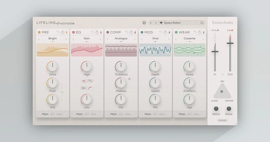 Excite Audio推出生命线控制台模拟处理效果插件-