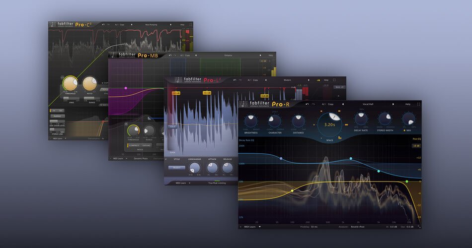 FabFilter 2022年春季大减价：精选插件可享受高达33%的折扣-