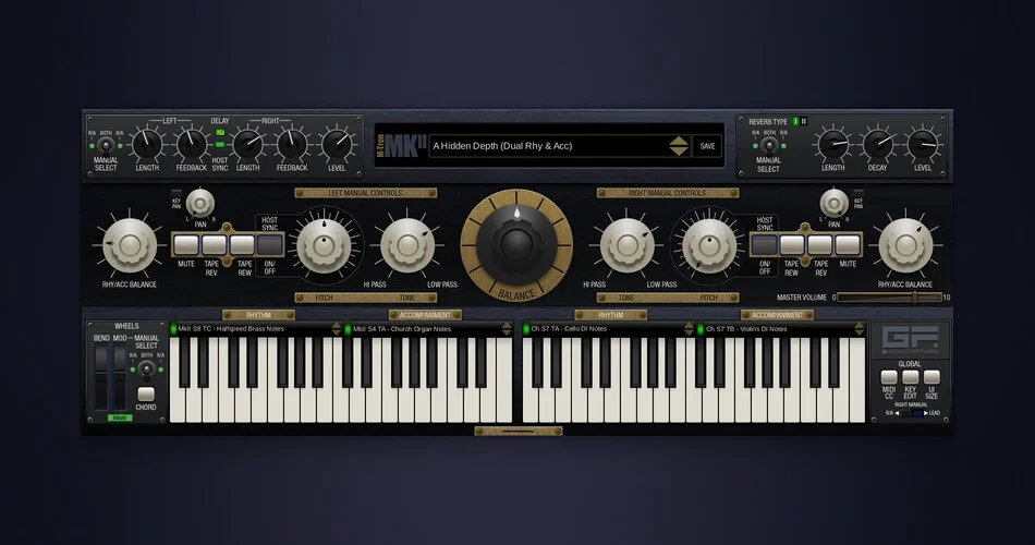 GForce Software在M-Tron MkII v1.1更新中添加了速度划分-