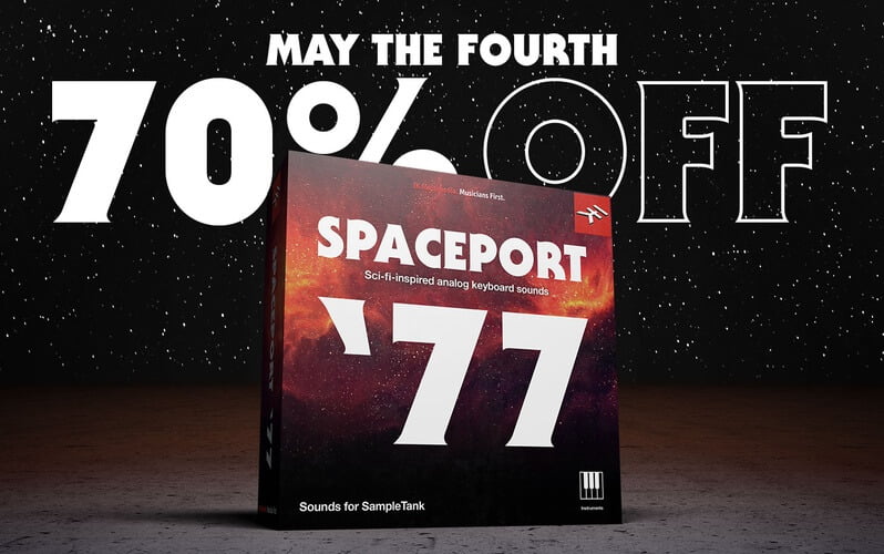 SampleTank 4的Spaceport’77仪器系列以70%的折扣出售-
