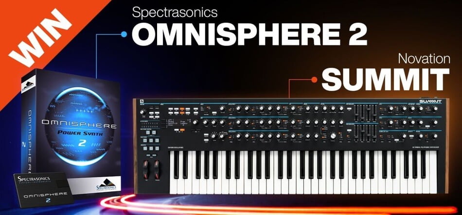 ILIO赠品：Specrasonics Omnisphere 2和Novation Summit键盘合成器-