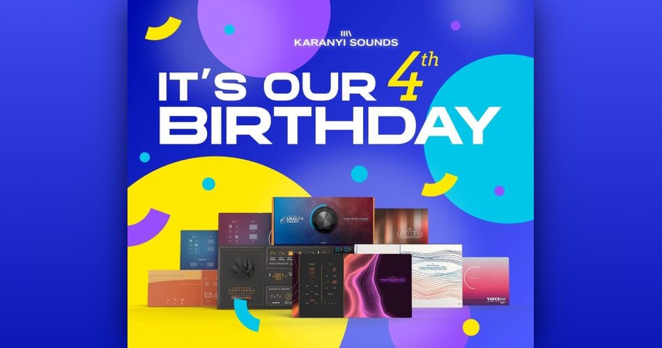 Karanyi Sounds庆祝4岁生日，最高可享受70%的折扣-