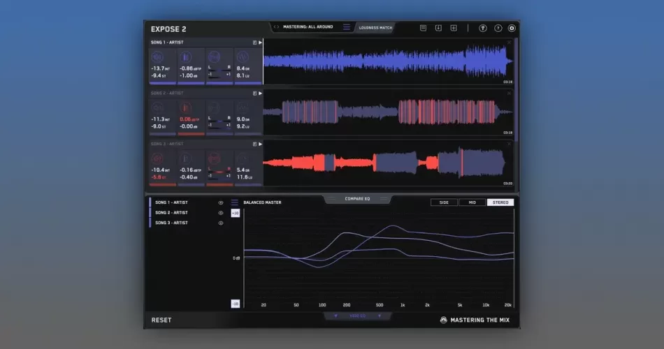 图片[1]-通过Mastering The Mix在Expose 2音频质量控制应用程序上节省50%-