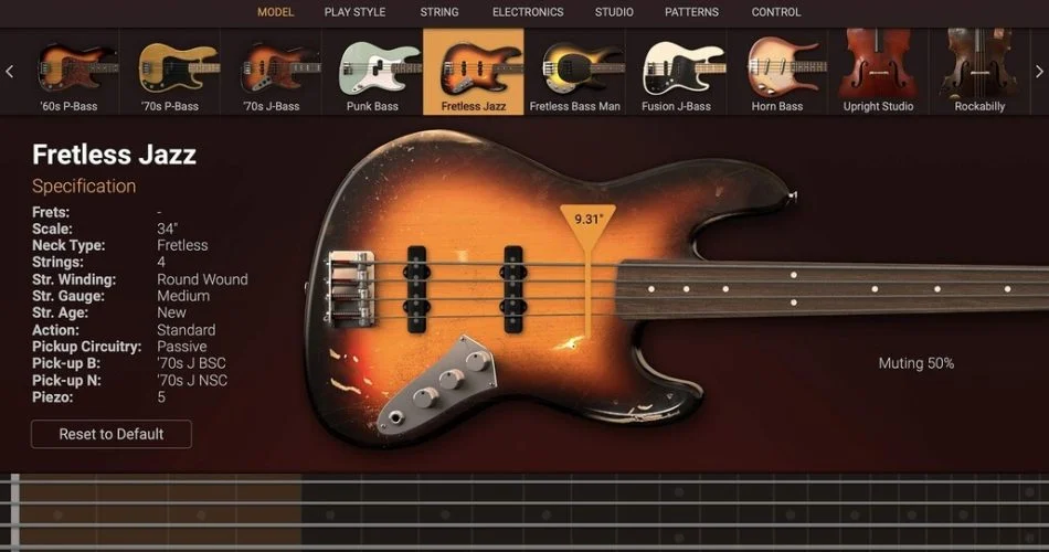 IK多媒体发布Modo Bass 2虚拟电动低音乐器-