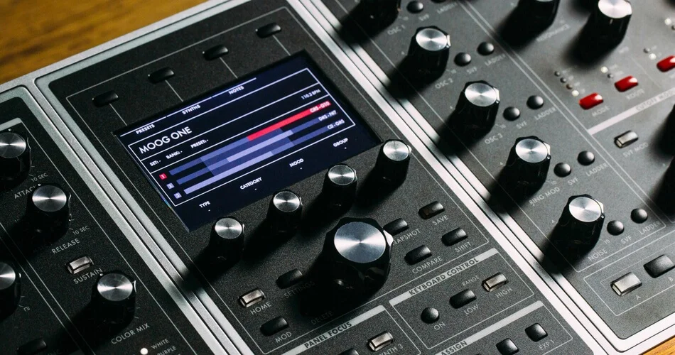 Moog Music为Moog One合成器推出v1.5固件更新-