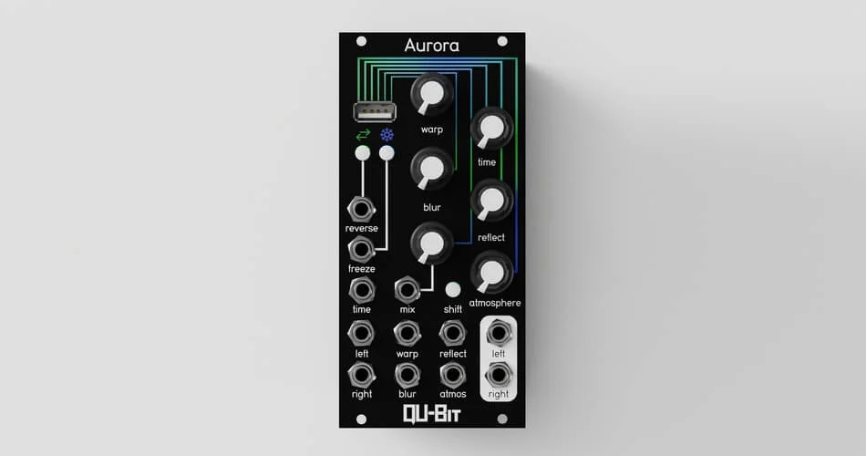 图片[1]-Qu-Bit Electronix宣布Aurora光谱混响Eurorack模块-