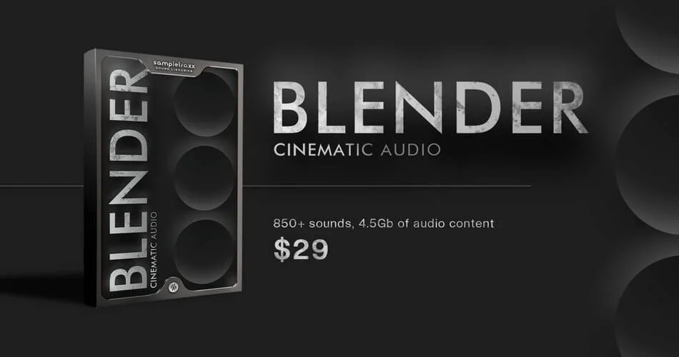 图片[1]-Blender：SampleTraxx的850多种电影声音，售价29美元-
