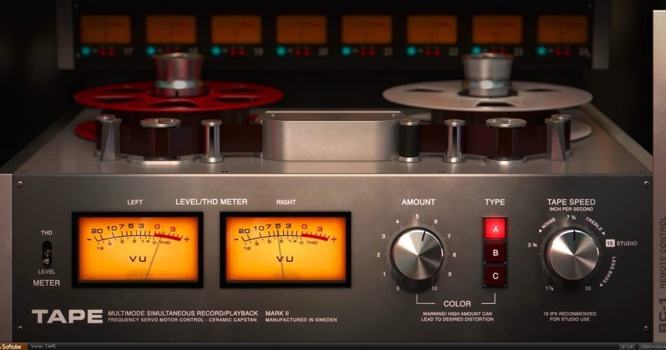 使用Softube's Tape为您的音频添加模拟磁带声音，售价49美元-