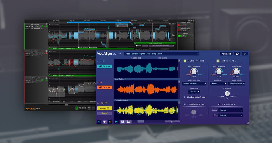 在Synchro Arts声乐制作软件上节省高达50% 音高修正软件-