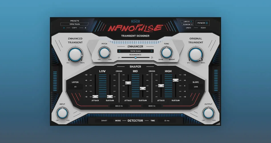 United Plugins推出JMG Sound的Nanopulse瞬态设计师插件-
