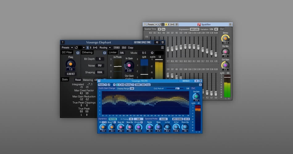 Voxengo更新TEOTE、Spatifier和Elephant效果插件-