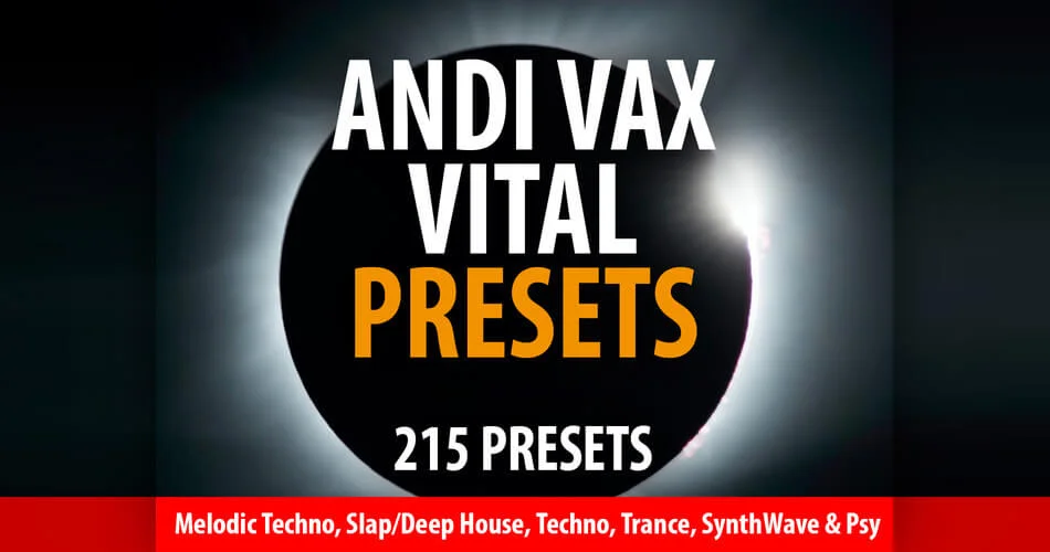 Andi Vax推出Vital软件合成器的声音包-