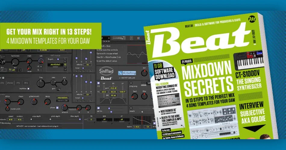 Beat Magazine #198: SinMad BE softsynth and Death To The Kore for Zampler & MPC-