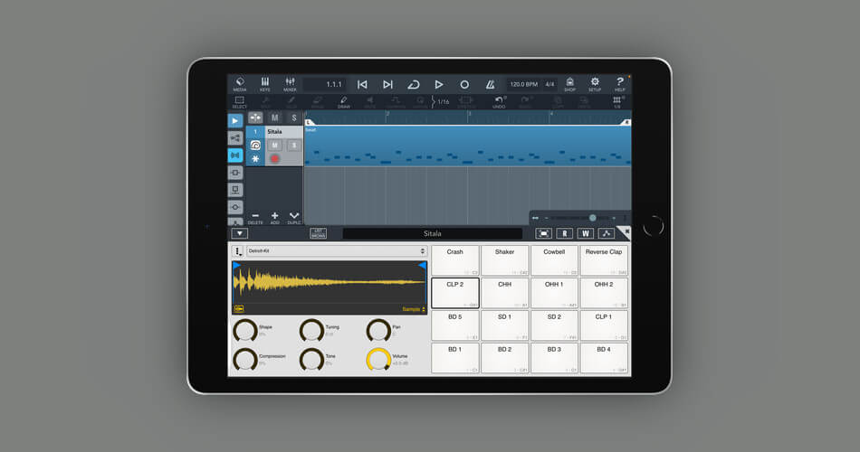 Sitala 16垫鼓采样器现已适用于iPad和iPhone-