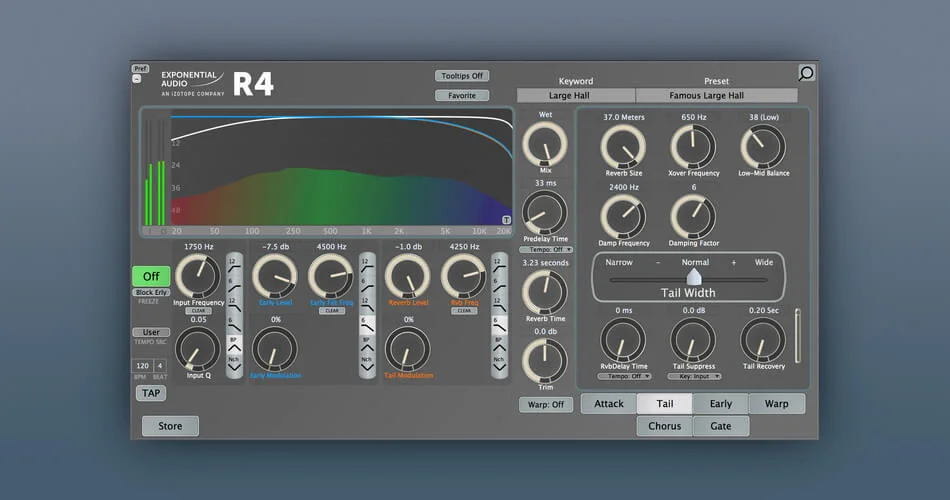 Exponential Audio的R4郁郁葱葱的立体声混响以10美元的价格出售-