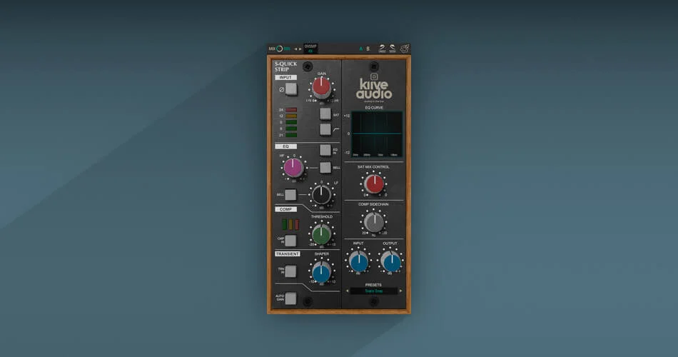 Kiive Audio的S-Quick Strip通道条效果插件可节省45%-