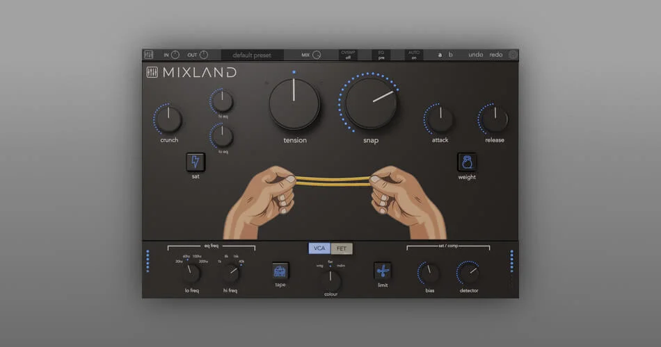 Mixland 发布了 Rubber Band Compressor v2 效果插件-