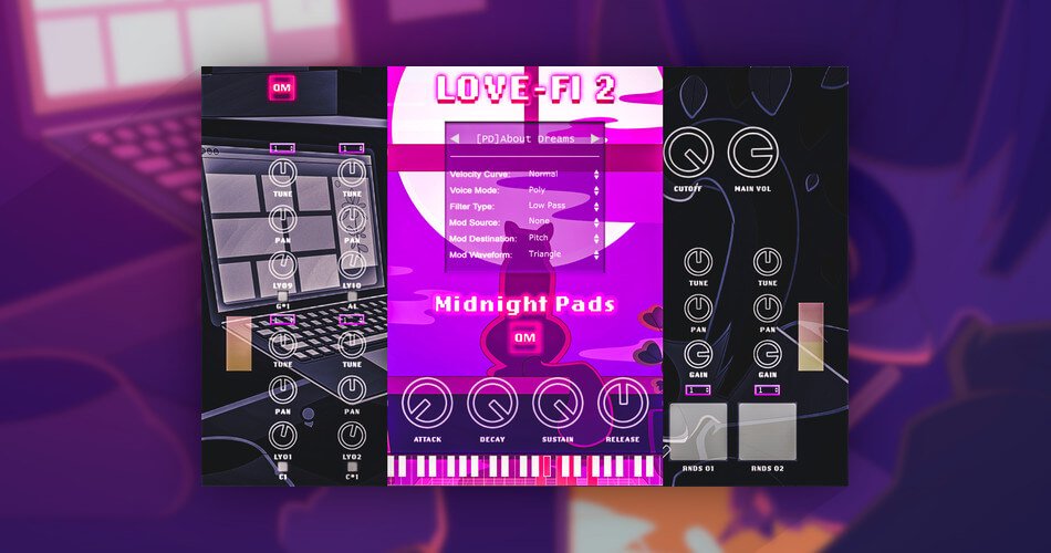 Quiet Music发布了适用于Lo-Fi和Chillwave的Love-Fi 2虚拟乐器-