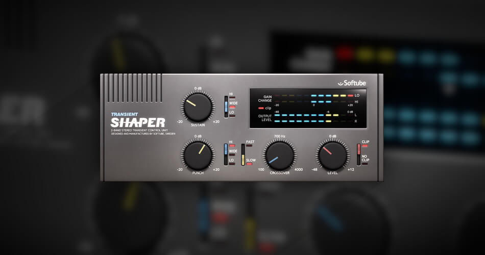 Softube Transient Shaper效果插件售价35美元-