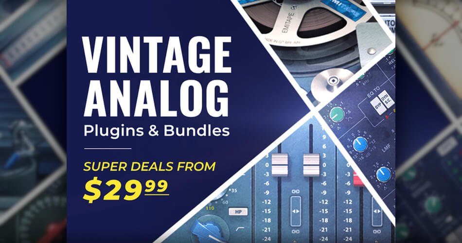 Waves Audio在Vintage Analog插件和捆绑包上大减价-