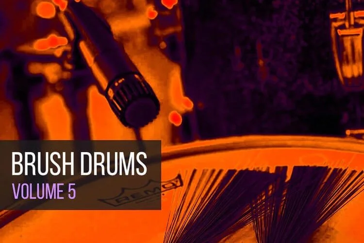 图片[1]-Yurt Rock在介绍中发布了Brush Drums第5卷样本包-