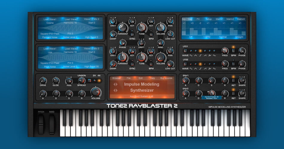 Tone2将RayBlaster软件合成器更新为v2.8-