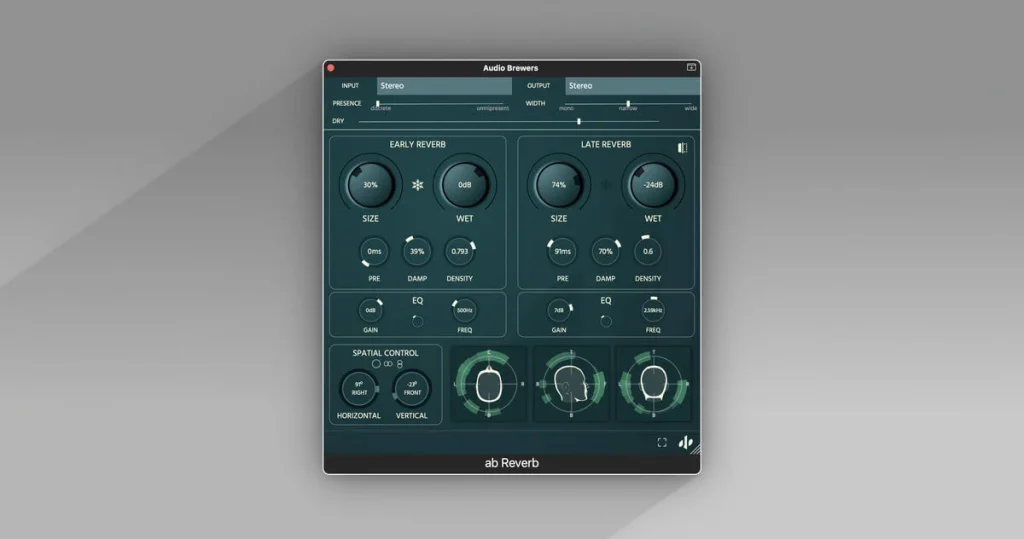 图片[1]-Audio Brewers发布了ab Reverb空间数字混响插件-