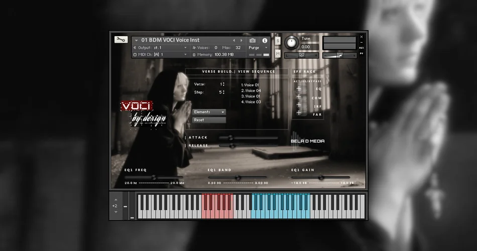 Bela D Media通过为Kontakt设计空灵声库来发布VOCI-