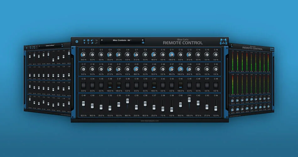 Blue Cat Audio 更新远程控制虚拟控制界面软件 v3.1-