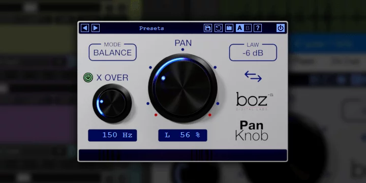 Boz Digital Labs 的 Pan Knob 智能平移插件售价 19 美元-