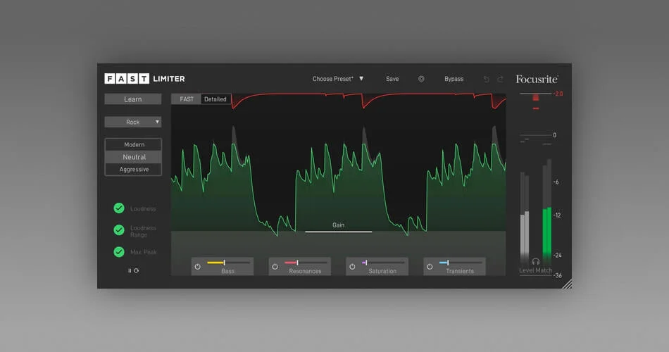 图片[1]-Focusrite 推出 FAST Limiter 插件和 FAST Bundle-