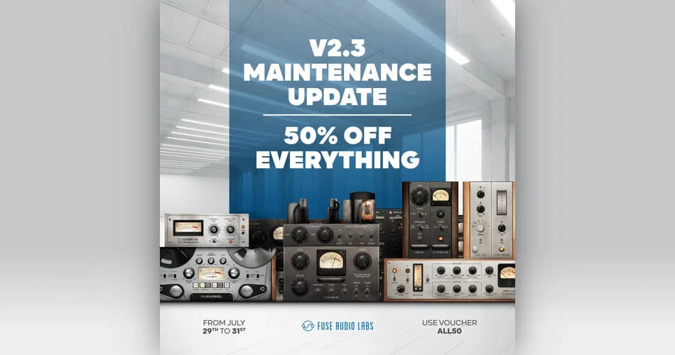 Fuse Audio Labs 将插件更新到 v2.3 + 50% OFF Sale-