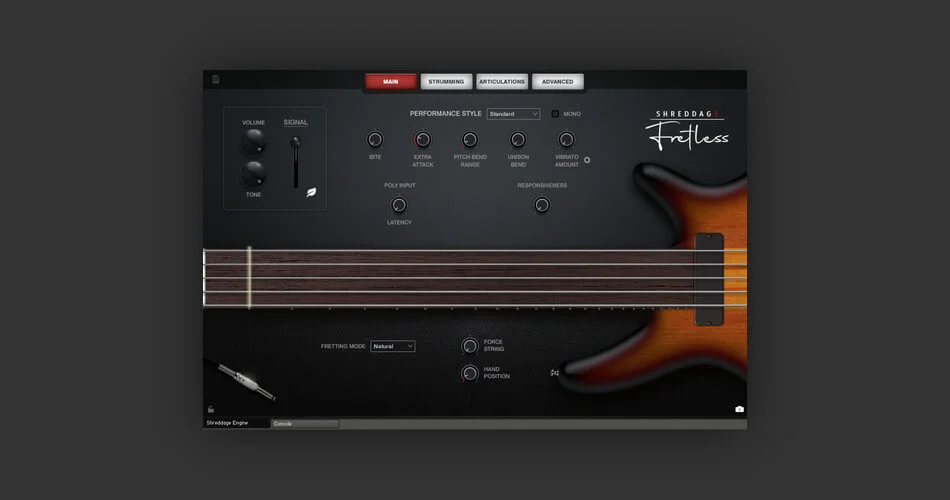 Impact Soundworks 发布 Shreddage 3 Fretless 虚拟贝司吉他-