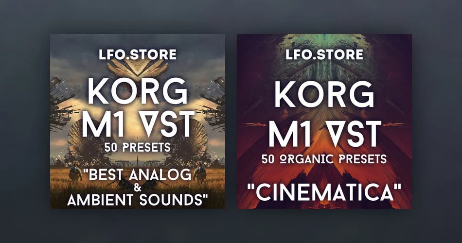 LFO Store 为 Korg M1 VST 推出 Cinematica 和 Best Analog & Ambient Sounds-