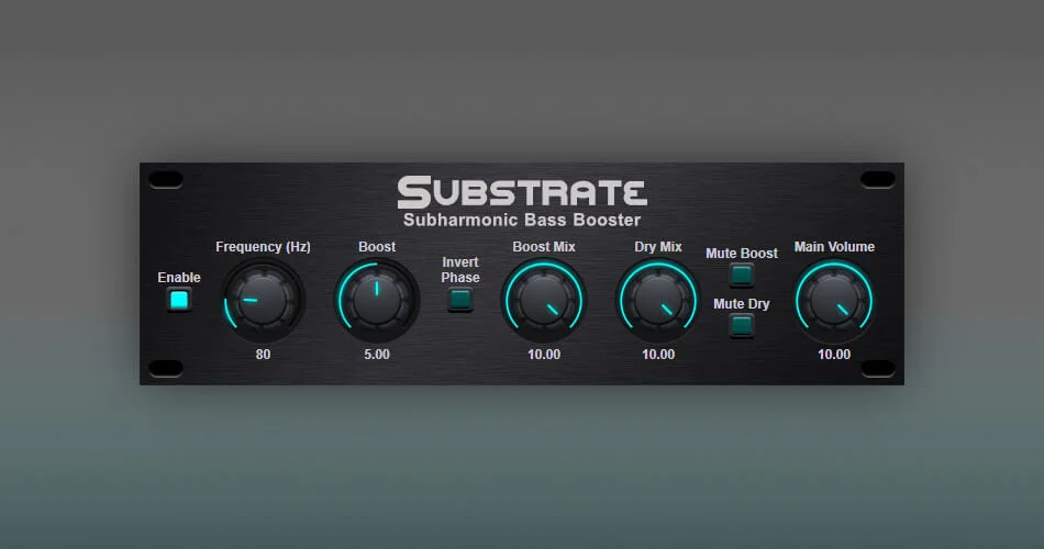 Mastrcode Music为Windows发布了Substrate免费亚和谐低音助推器-