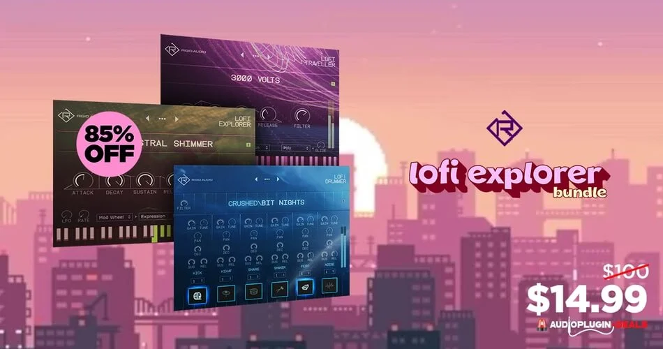 图片[1]-Rigid Audio 的 LOFI Explorer 虚拟乐器套装可节省 85%-