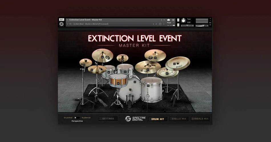 Spectre Digital 推出 Extinction Level Event – Master Kit 鼓乐器介绍-