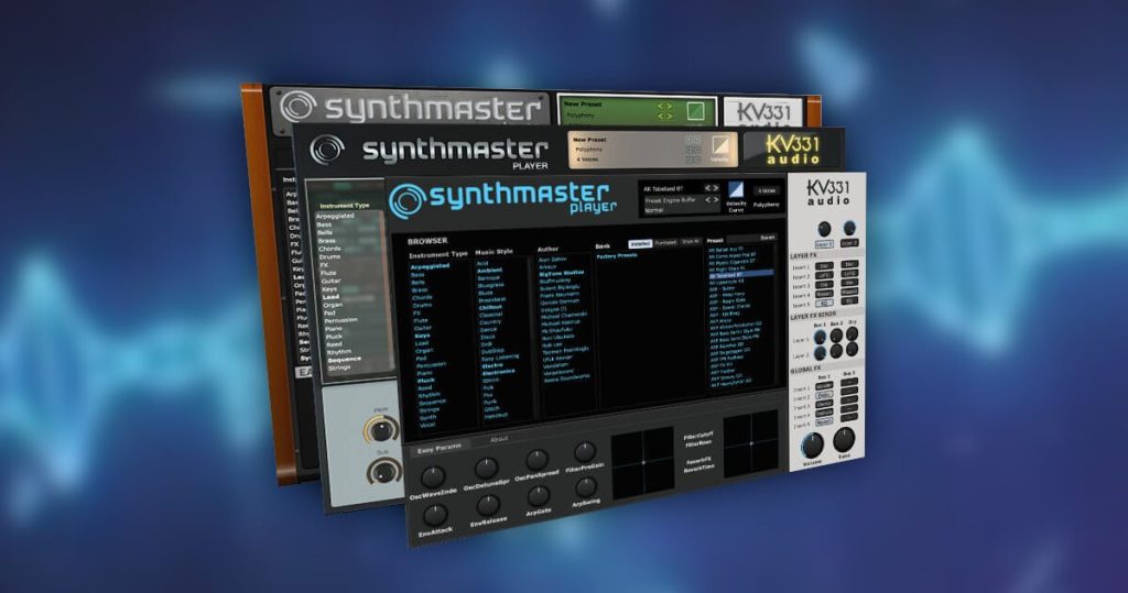 KV331 Audio的Synthmaster 2播放器插件售价5美元-