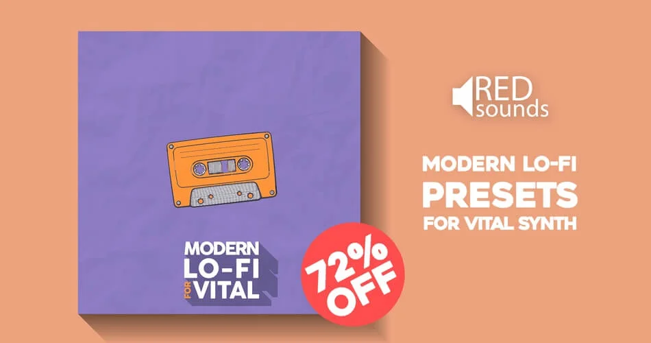 Red Sounds Vital 的 Modern Lo-Fi 声音包节省 72%-