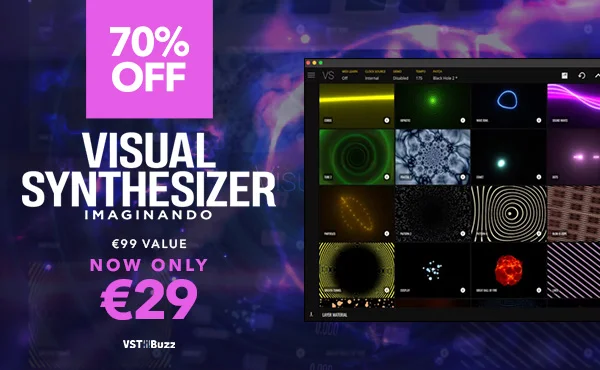 Imaginando 的 Visual Synthesizer 插件节省 70%-